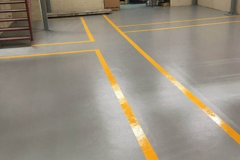 Warehouse Floor Striping and Line Marking in Cleveland, OH