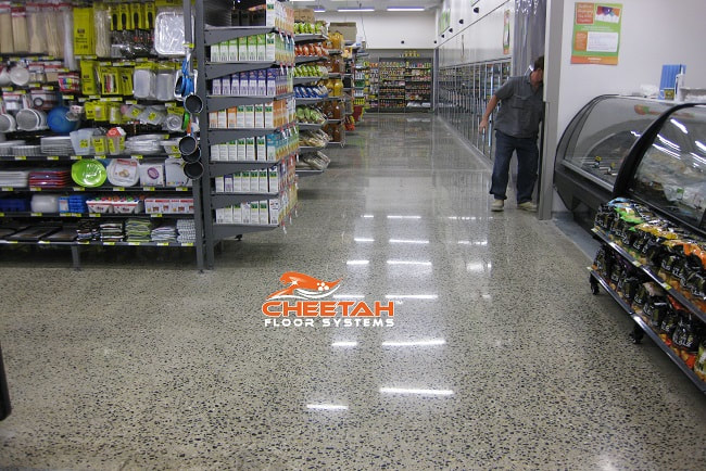 Grocery Store Concrete Floor Polishing in Cleveland, OH