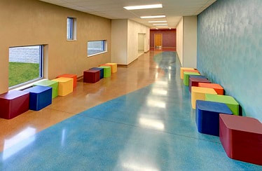 Dyed Polished Concrete Service