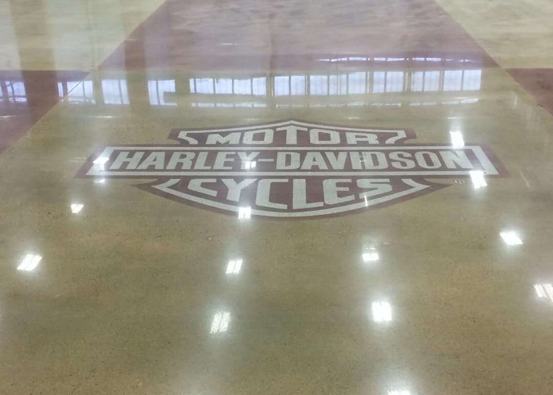 Polished Concrete Floor Logos and Graphics in Cleveland, OH - Cheetah Floor Systems, Inc.