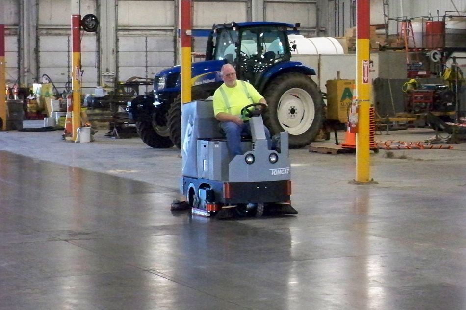 Warehouse Floor Sweeping in Cleveland, OH